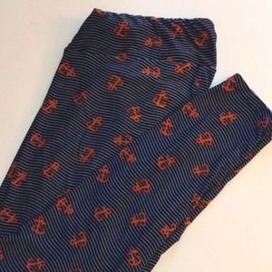 Anchors LuLaRoe Leggings TC